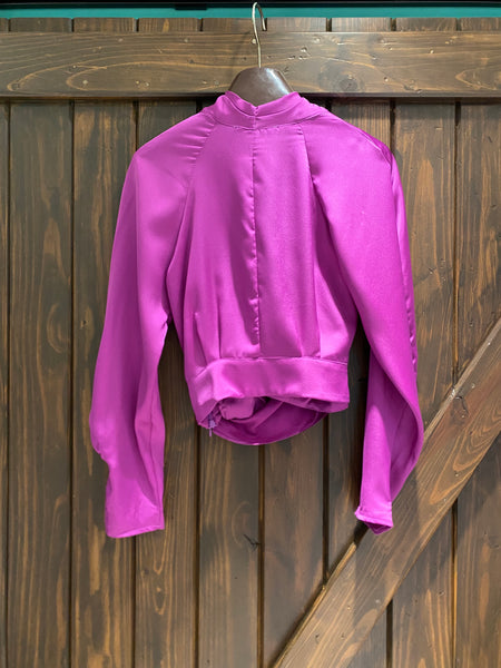 Satin Cross Front Top