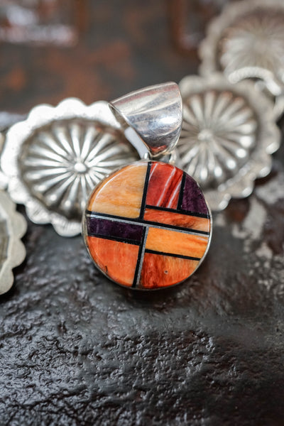 Inlay Spiny Pendant