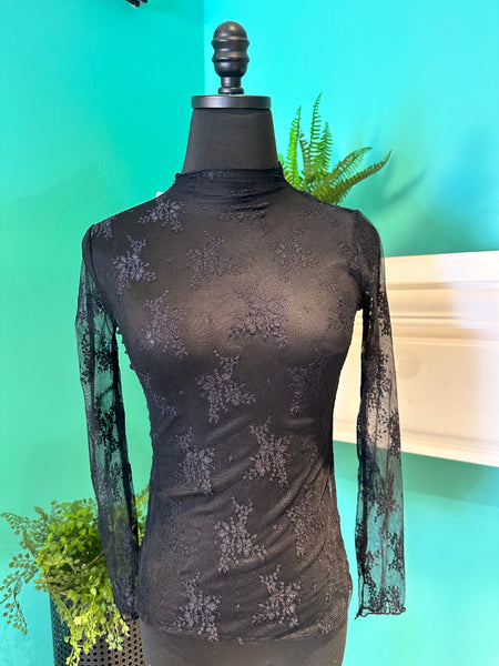The Lace Sheer Top