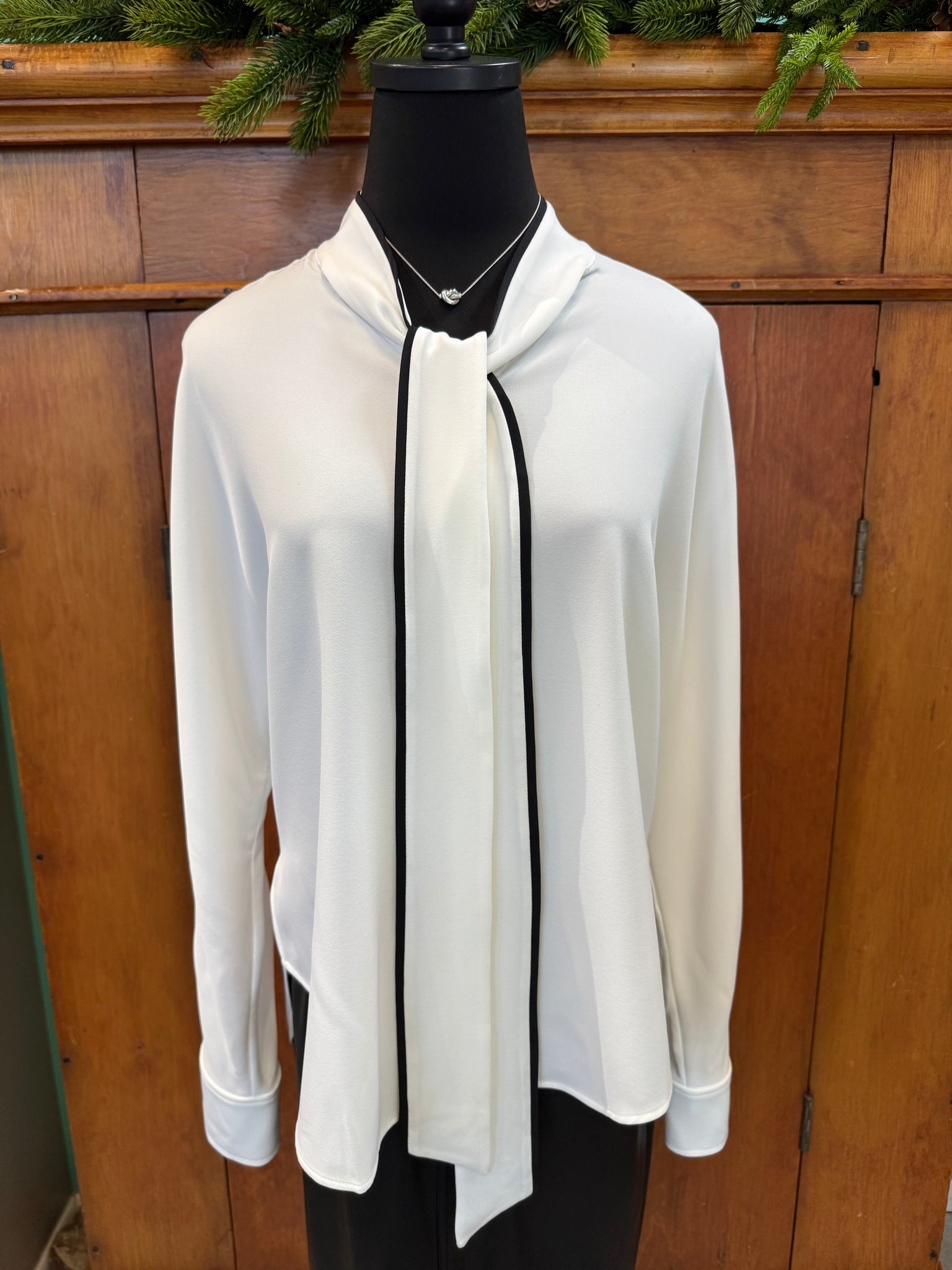 Lysse Daphne Dolman Sleeve Bow Blouse