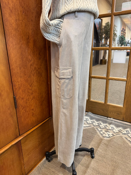 Lysse Callie Faux Suede Cargo Pant