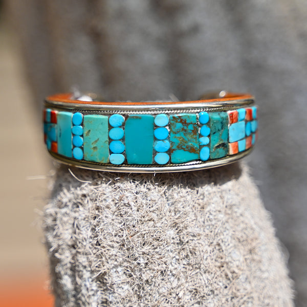 PBD Charlie Favour Turquoise Spiny Oyster Cuff