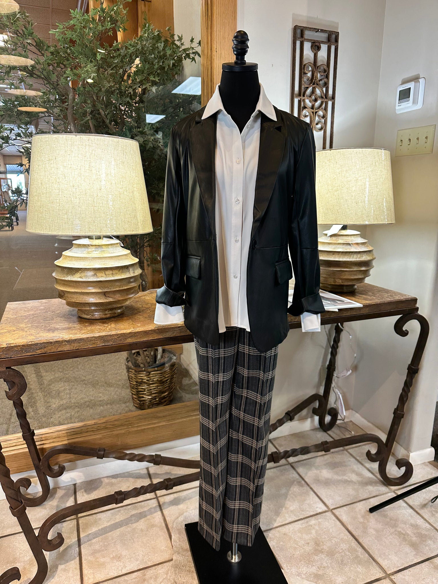 Lysse Ankle Elysse Plaid Pant