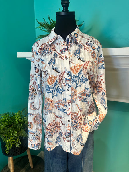 FDJ Fall Floral Shirt