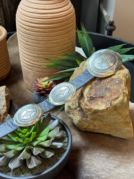 Barbosa Creations Hand Engraved Navajo Concho Belt