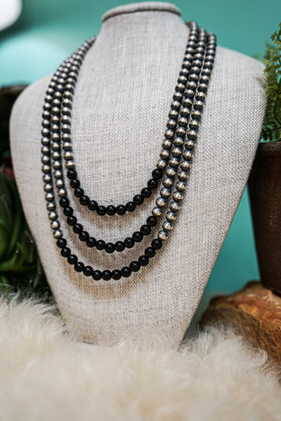 Onyx/Navajo Mixed Pearls