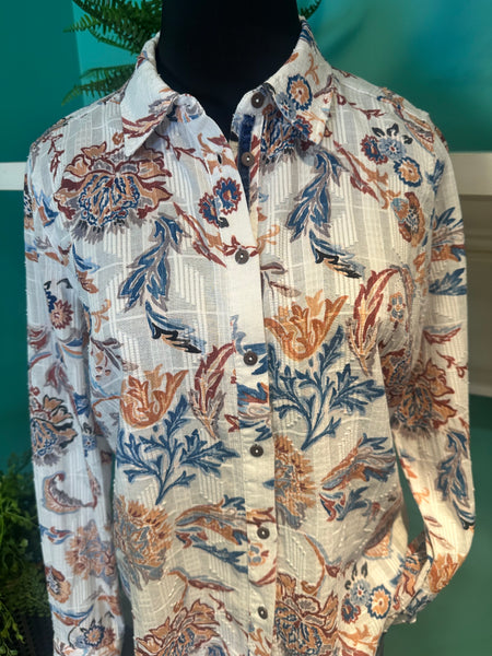 FDJ Fall Floral Shirt