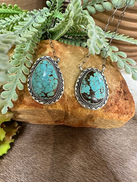SLL Turquoise Tear Drop Necklace