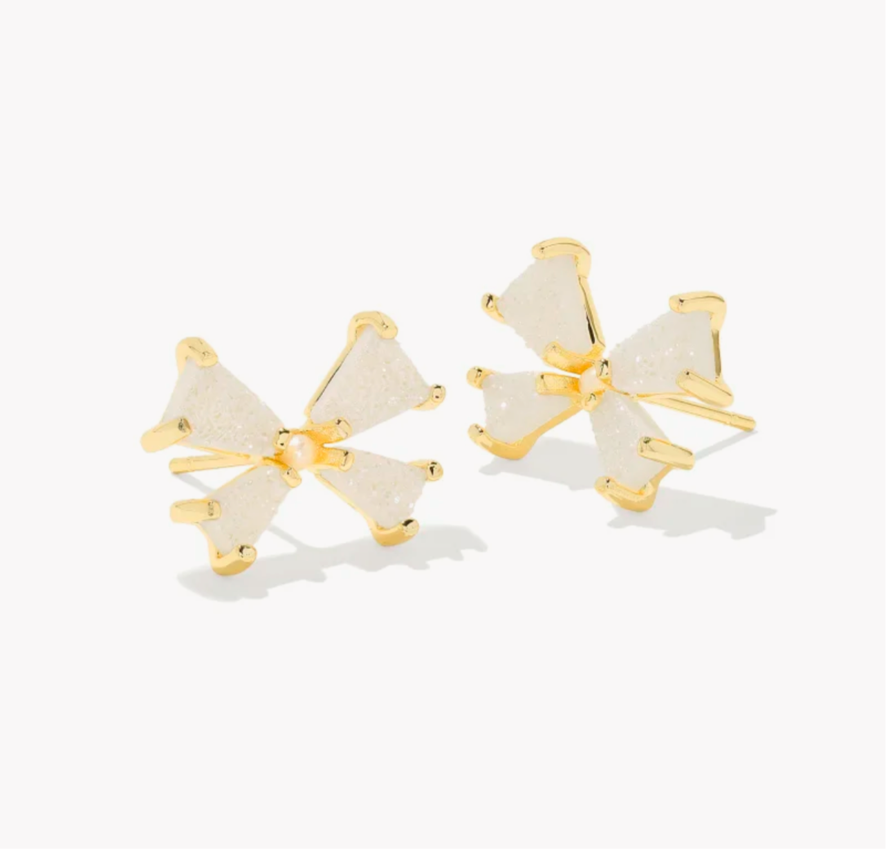 Kendra Scott Blair Bows Earring in Silver & Gold