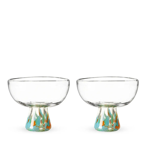 Segunda Vida Viajar Margarita Glasses Set of 2