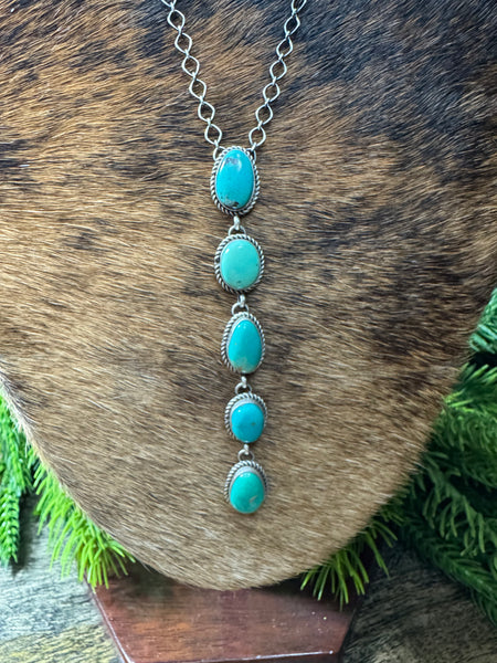 SLL 5 Stone Drop Lariat