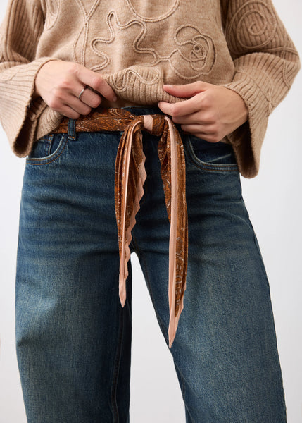Girlfriend Barrel Leg Jeans