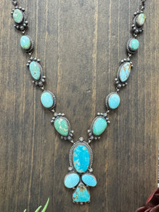 ITG Tricia Skeets Turquoise Statement Necklace