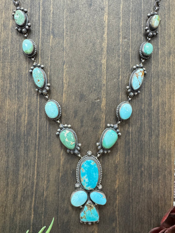 ITG Tricia Skeets Turquoise Statement Necklace