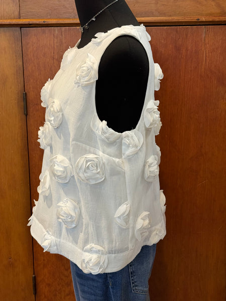 Joseph Ribkoff Rose Sleeveless Top