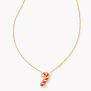 Kendra Scott Candy Cane Pendant in Gold