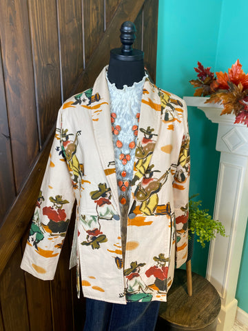 Howdy Hanny Wagon Wheel Blazer
