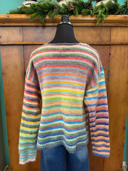 Wishlist Rainbow Knit Sweater