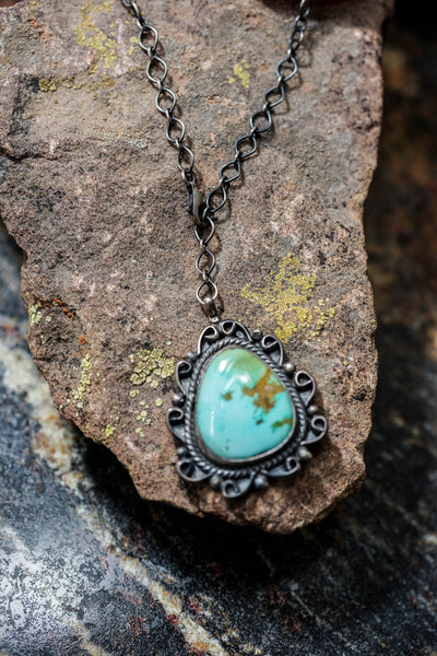 Assorted Turquoise Adjustable Lariat Necklace