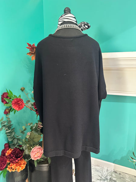 Liverpool 1/2 Sleeve Boat Neck Dolman Sweater