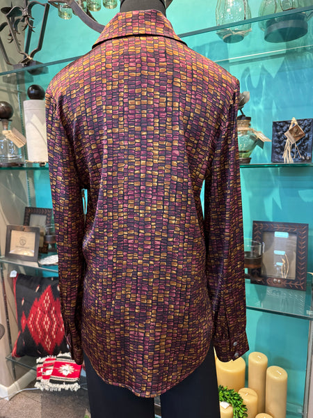 Double D Ranch Rainbow Corn Blouse