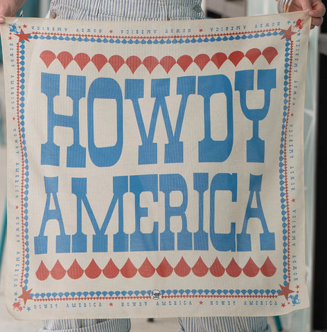 Fringe Scarves Howdy America Shorty