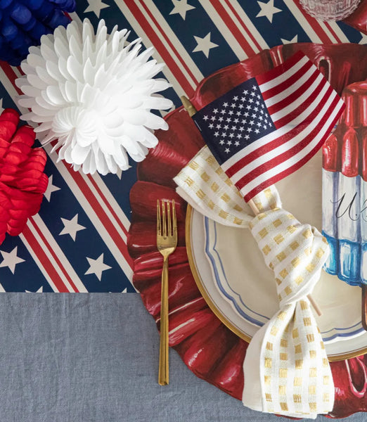 Hester & Cook Stars and Stripes Table Runner