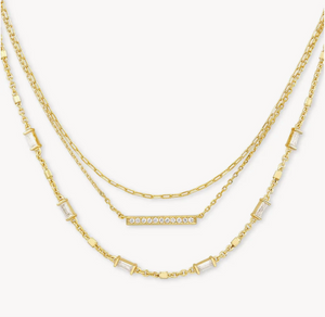 Kendra Scott Addison Multi Strand Necklace in Gold