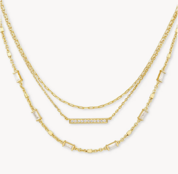 Kendra Scott Addison Multi Strand Necklace in Gold