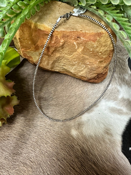 SLL 2mm Navajo Pearl Necklace