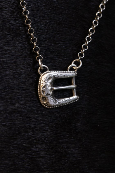 ALZ Mini Buckle Necklace