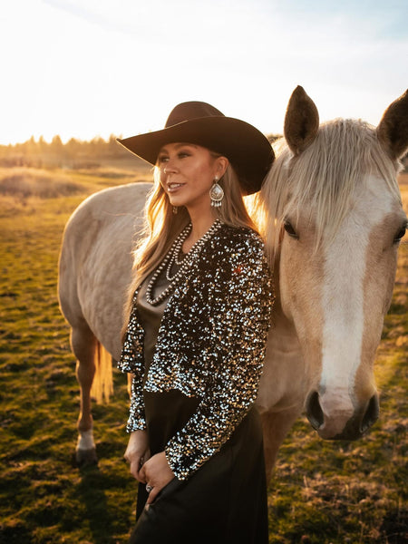 Joseph Ribkoff Sequin Jacket