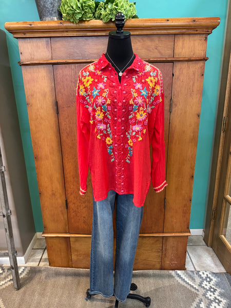 Johnny Was Slim Audrey Tunic