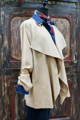 Open Front Trench Jacket