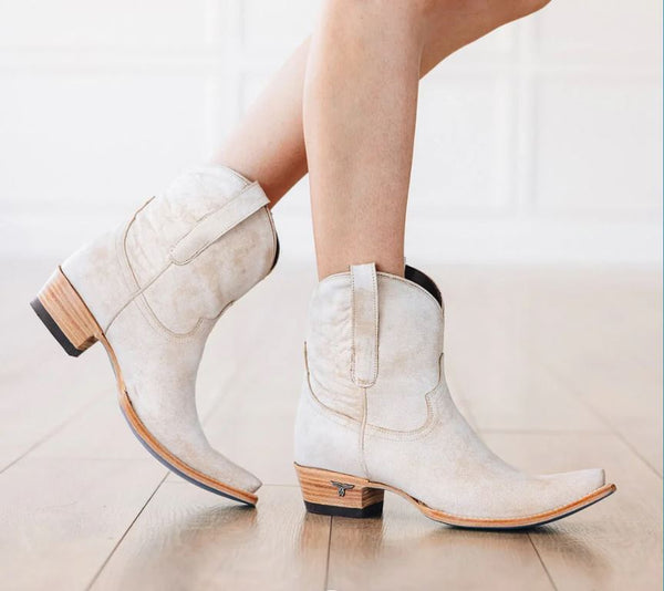 Emma Jane Bootie in Ceramic Crackle