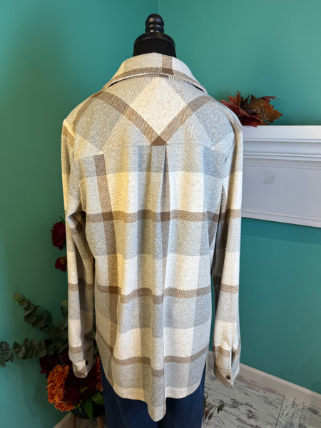 Panache Apparel Flannel Button Up Long Sleeve Shirt