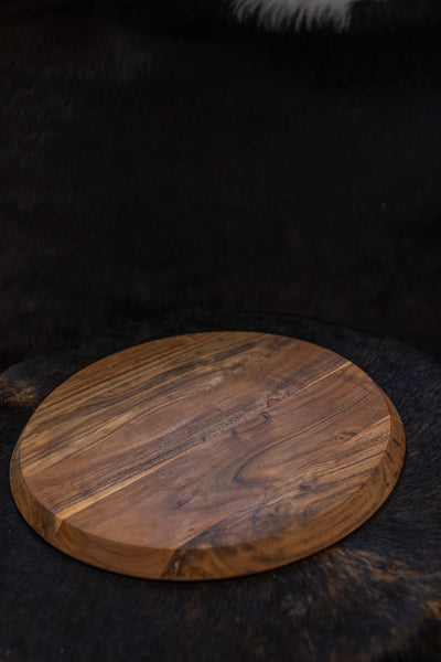 16" x 1.25" Acacia Wood Serving Tray