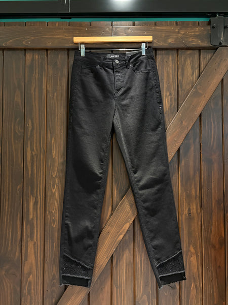 Joseph Ribkoff Black Sequin Jeans