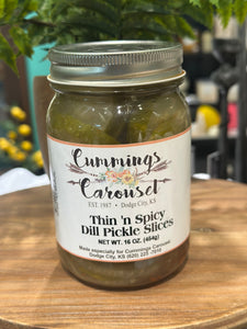 Cummings Carousel’s Thin ‘n Spicy Dill Pickle Slices