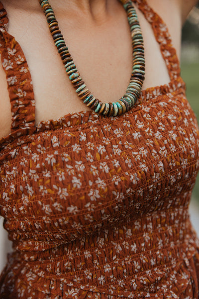 Midi Drop Waist Dress
