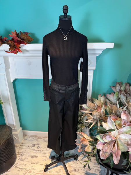 Liverpool Crop Wide Leg With Patch Pockets