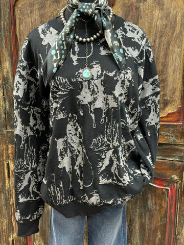 Rhinestone Cowboy Sweater