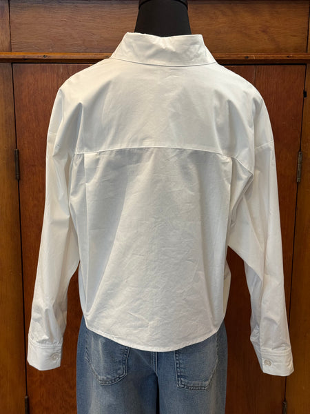 Esqualo Folded Cuff Blouse