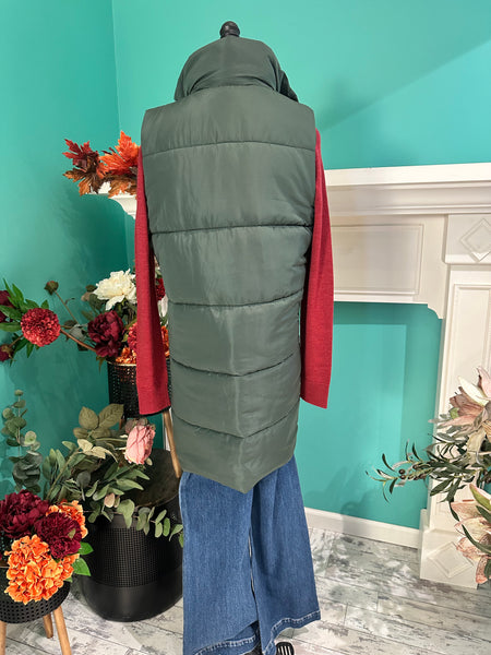 Panache Apparel The Long Puffer Vest