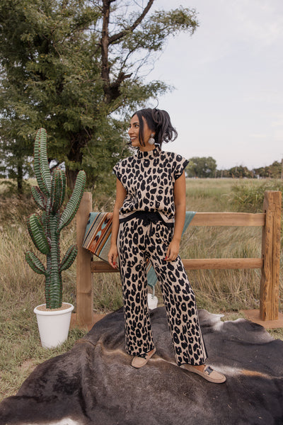 Entro The Leopard Knit Pant