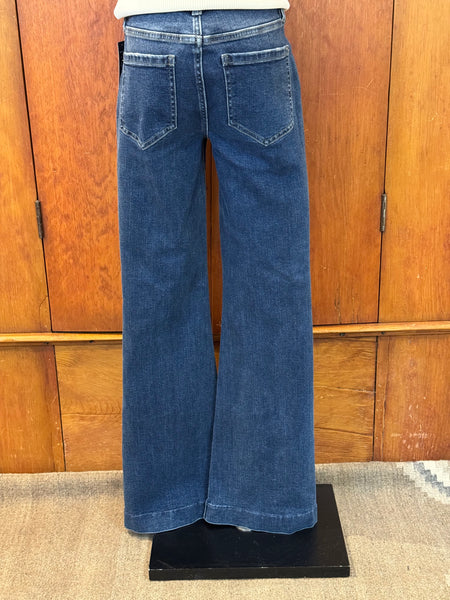 Liverpool Hannah Flare With Blocking Detail