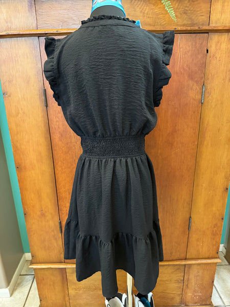 Ruffle Smocked Waist Dress