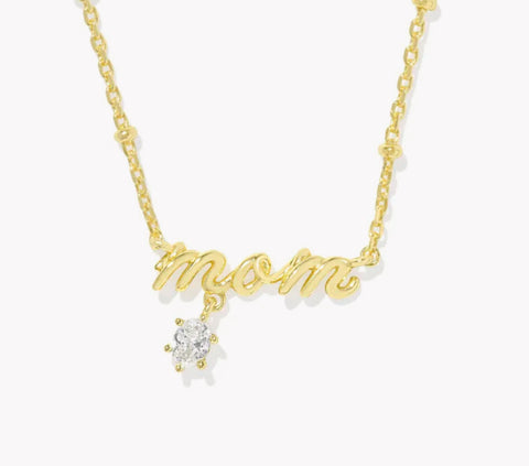 Kendra Scott Mom Necklace in Gold