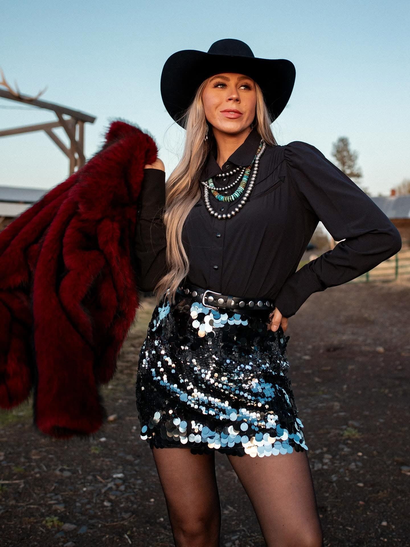 Howdy Handy Performance Long Sleeve Pearl Snap Top