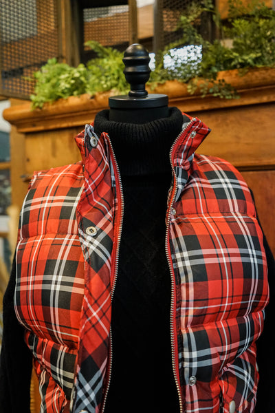 The Plaid Puffer Vest